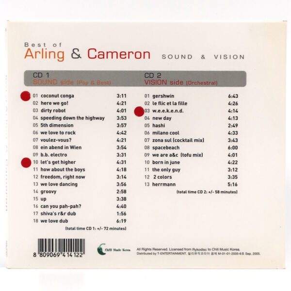 Best Of Arling & Cameron Korean Promo CD Album Digipak