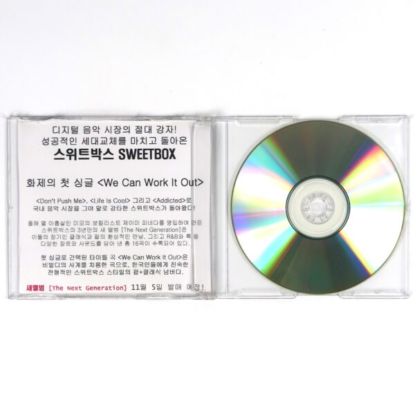 Sweetbox - We Can Work It Out Korean Promo CD-R Sony Music Korea Next Generation