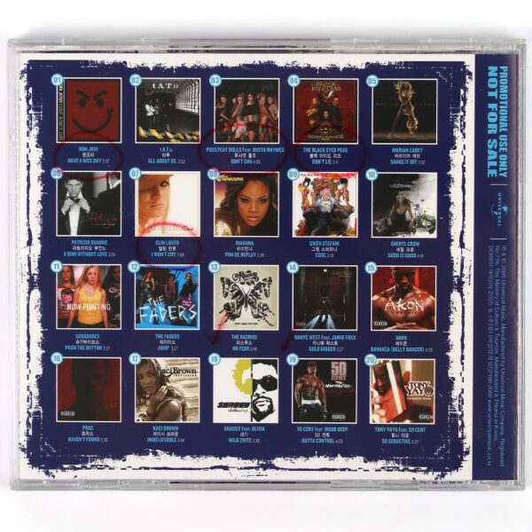 2005 Universal Pop Sampler Vol. 3 Korean CD Bon Jovi Cover Korea