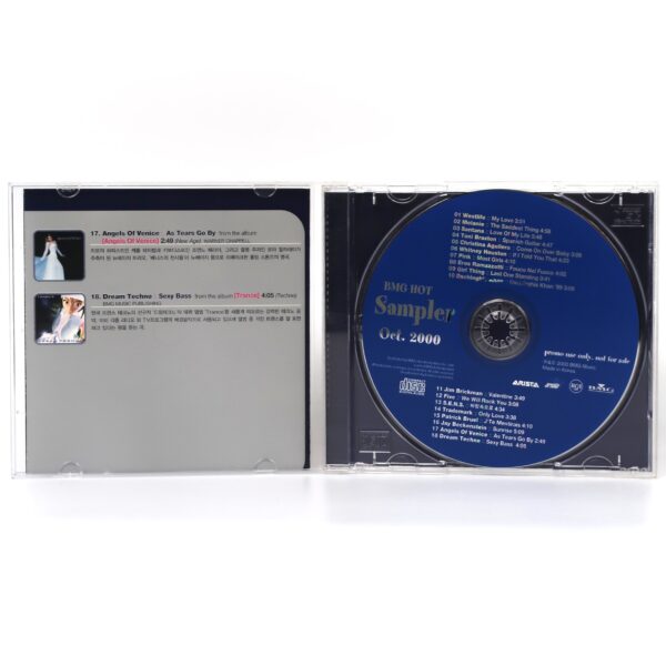 BMG Hot Sampler October 2000 CD Westlife Cover Korea Christina Aguilera