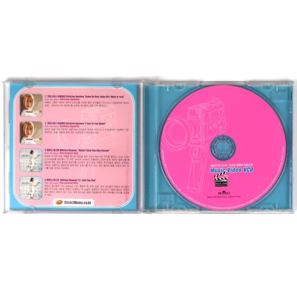 BMG Billboard Top Music Video CD VCD Christina Aguilera Cover Korea