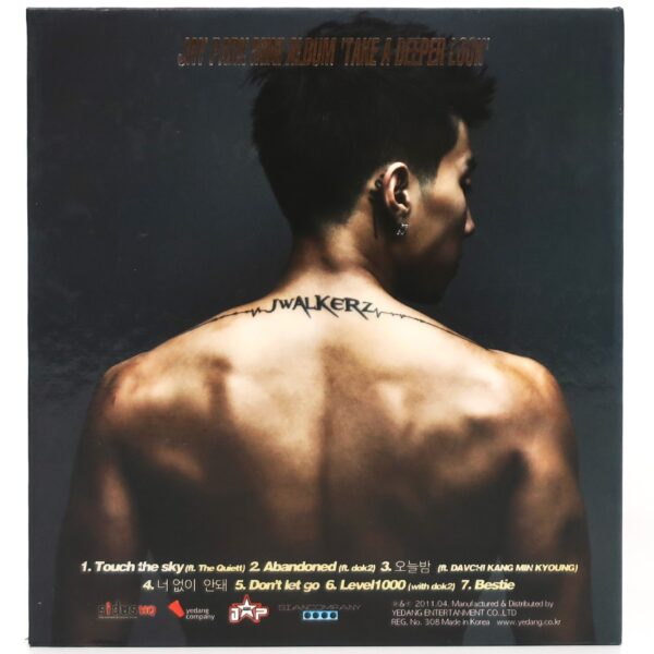 Jay Park - Take A Deeper Look CD Mini Album K-Pop 2011 [no box]