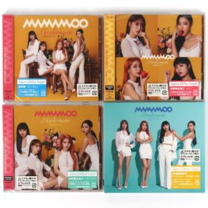 IMG_1094 Mamamoo - Décalcomanie Japanese Single CD All 4 Versions Set Sealed + Poster