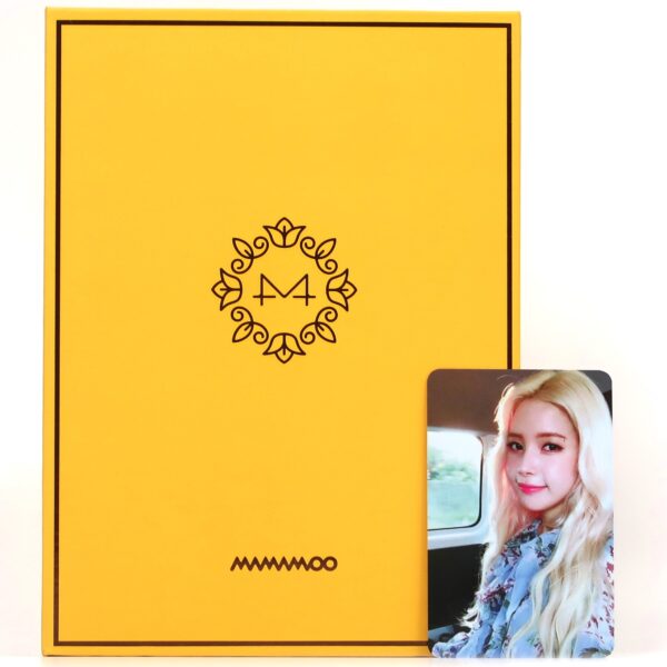 Mamamoo - Yellow Flower Album CD Solar Photocard K-Pop 2018