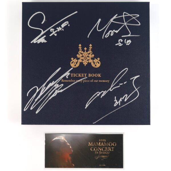 Mamamoo Signed Autographed Ticket Book 2019 + Ticket Concert In Daegu Goods