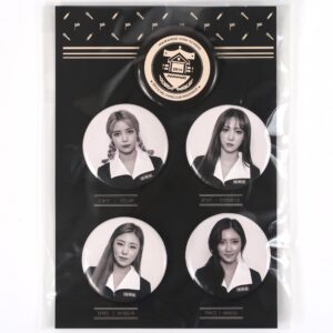 IMG_1370 Mamamoo Fanmeeting High School Badge Set Sealed Fanclub Goods 2017