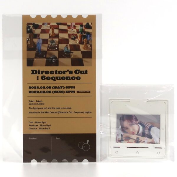 Mamamoo Moonbyul 2nd Mini Concert Premier Ticket + Framed Photo Set Moon Byul