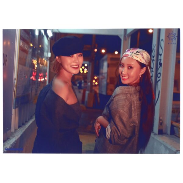 IMG_1420 Mamamoo Blue;s Wheein + Hwasa Broadcast Photo Picture