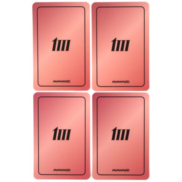 Mamamoo Mic On Bizent Pre-Order Photocard x 4 All Member Set