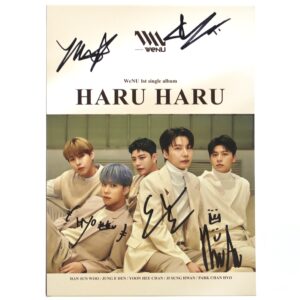 WeNU - Haru Haru Signed Autographed CD Single Album VX K-Pop 2022