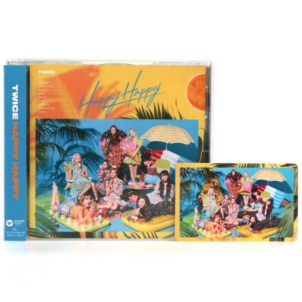 Twice - Happy Happy Single CD Album Japan + Group Photocard