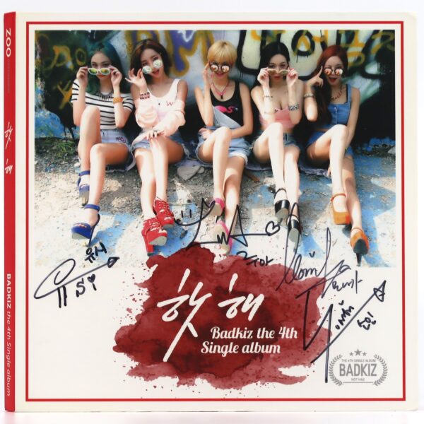 Badkiz - Hot Hae Signed Autographed CD Promo Album 2016