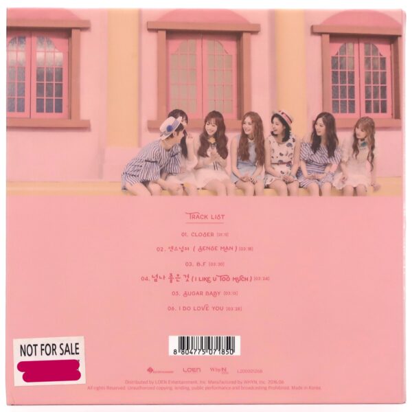 Sonamoo - I Like U Too Much Signed Autographed CD Mini Album Promo 2016 K-Pop