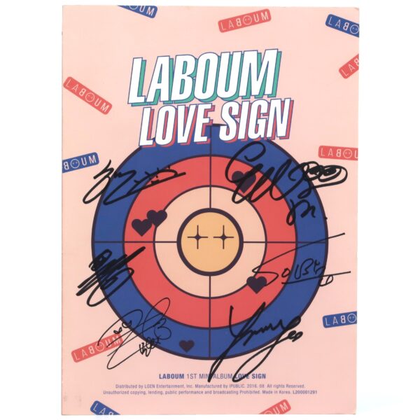 Laboum - Love Sign Signed Autographed CD Album Promo 2016 K-Pop
