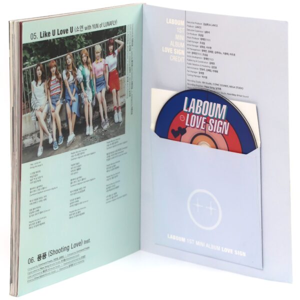 Laboum - Love Sign Signed Autographed CD Album Promo 2016 K-Pop