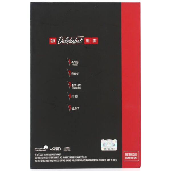 Dal Shabet - Fri.Sat.Sun Signed Autographed CD Mini Album Promo 2016 K-Pop