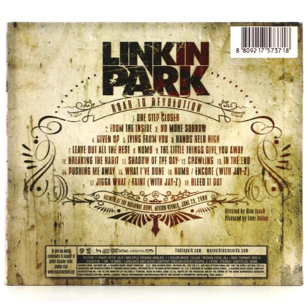Linkin Park ‎- Road To Revolution Live At Milton Keynes CD Album Korea 2008