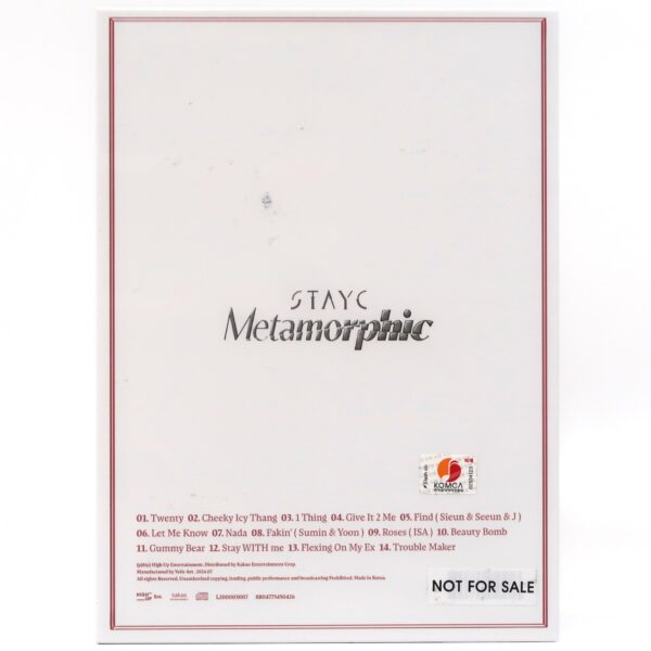 Stayc - Metamorphic Signed Album Goods Set Diffuser 2024 Promo