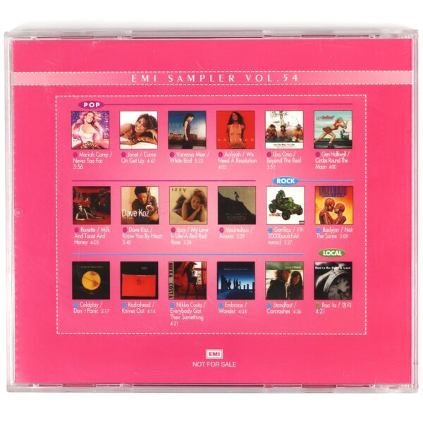 IMG_9615 EMI Sampler 54 Korea Mariah Carey Glitter Cover Korean Compilation Promo