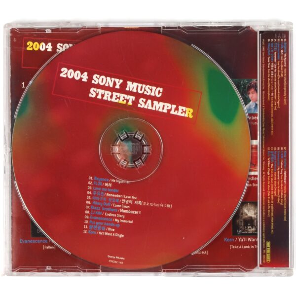 2004 Sony Street Music Sampler CD Korean Promo Hilary Duff Beyonce Korn