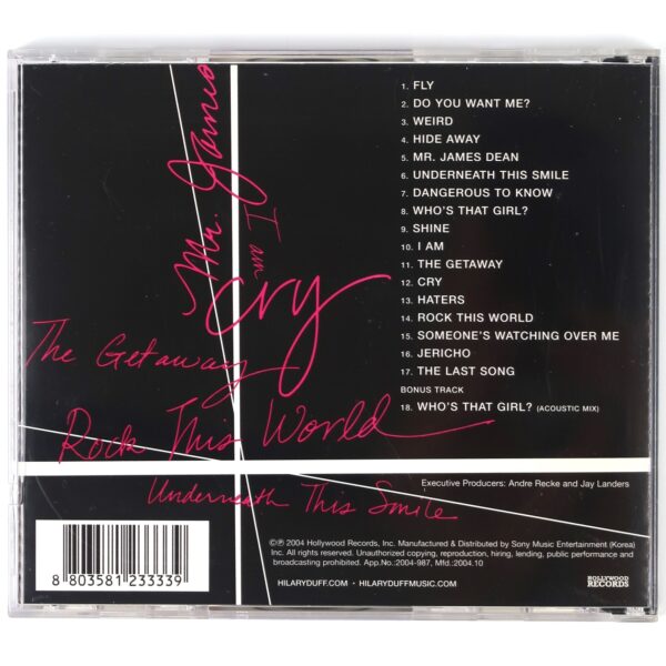 Hilary Duff - Hilary Duff Korean Album CD Korea [no slipcase]