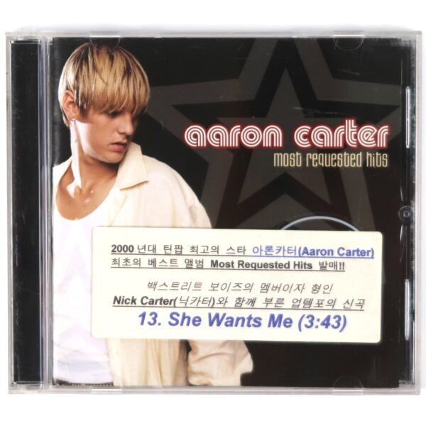 IMG_9705 Aaron Carter - Most Requested Hits Korean Album CD Promo Korea