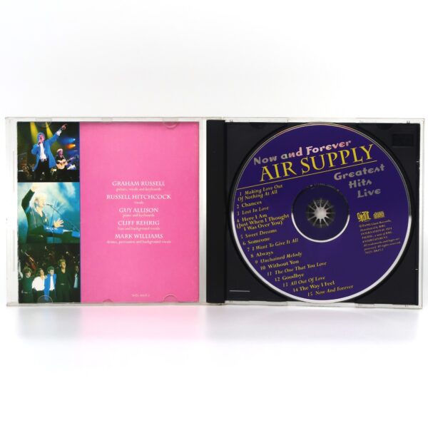 Air Supply - Now and Forever Greatest Hits Live Korean Album CD Korea