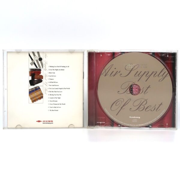 Air Supply x Kumgang: Best of Best Korean Album CD Korea Promo