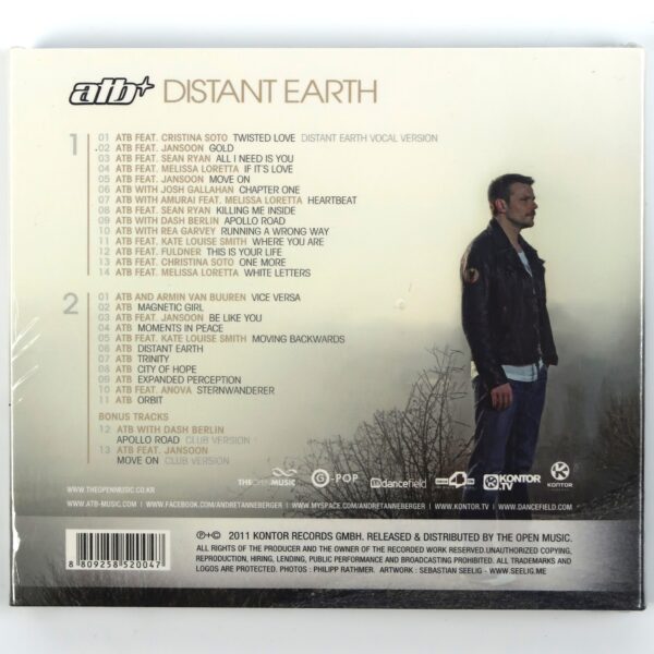 IMG_9764 ATB - Distant Earth 2CD Digipak Sealed Korean Album CD Korea