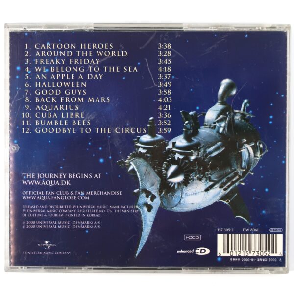 Aqua - Aquarius Korean Album CD Korea