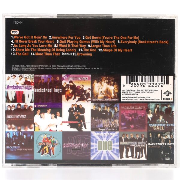 Backstreet Boys - Greatest Hits Chapter One 2CD+VCD Special Set Korea