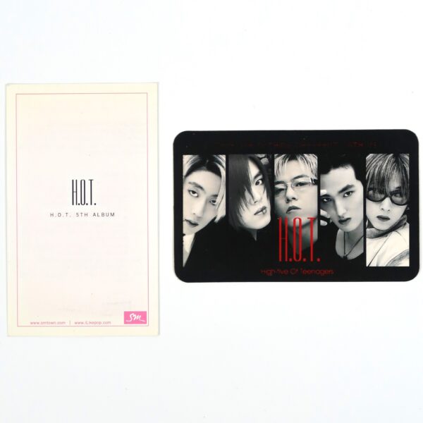 H.O.T - Outside Castle Cassette Tape Album Sticker 2000 K-Pop SM