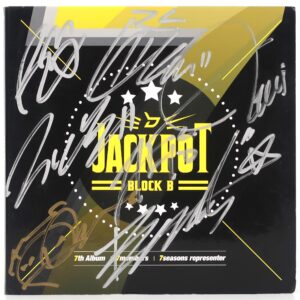 Block B - Jackpot Signed Autographed CD Album Promo 2014 K-Pop