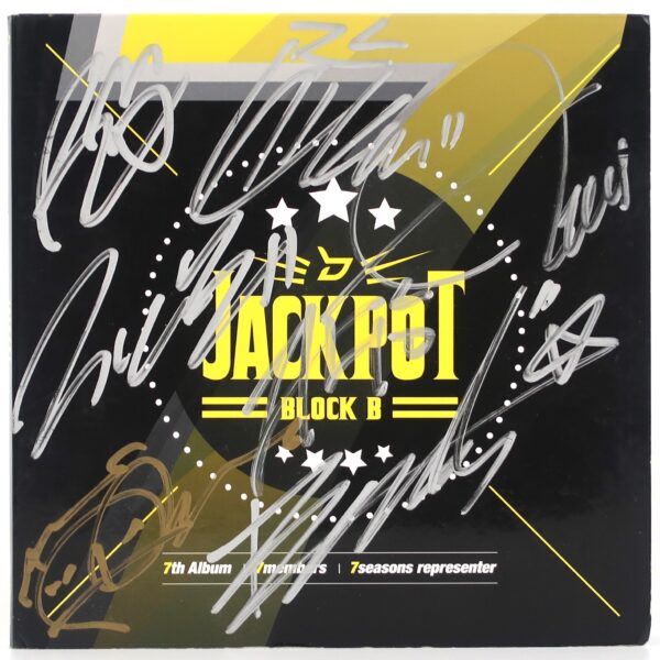 Block B - Jackpot Signed Autographed CD Album Promo 2014 K-Pop