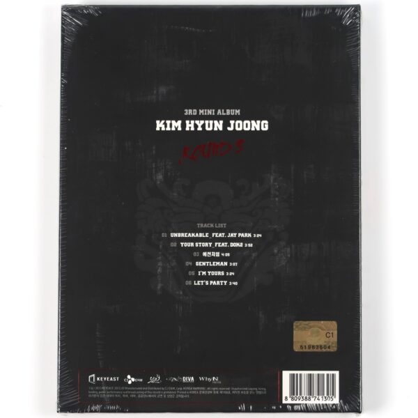 Kim Hyun Joong - Round 3 Sealed CD Mini Album 2013 SS501