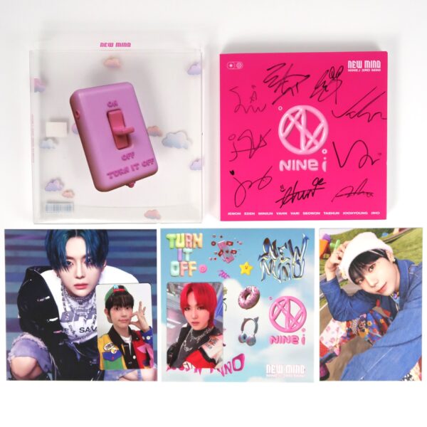 NINE.i - New Mind Signed Autographed CD 3rd Mini Album Promo 2023 K-Pop