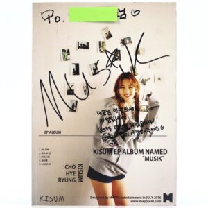 Kisum - Musik Signed Autographed Album CD Promo K-Pop 2016