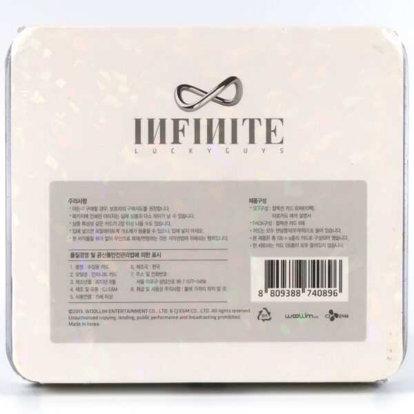 Infinite - Lucky Guys Official Collection Card Vol. 1 Set Factory Sealed 2013
