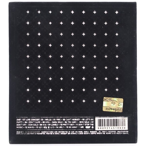 2NE1 - Nolza! 1st Live Concert Album CD K-Pop 2011