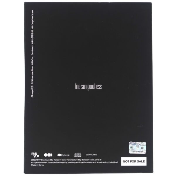 Onlyoneof – Line Sun Goodness CD Album No Photocard Promo K-Pop 2019