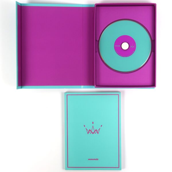 Mamamoo - Purple Album CD Promo Printed Signatures Autographs