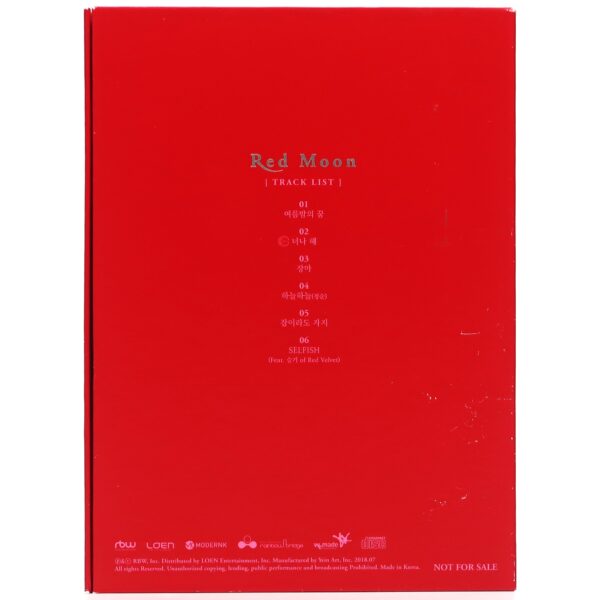 IMG_3145 Mamamoo - Red Moon Album CD Promo Printed Signatures Autographs