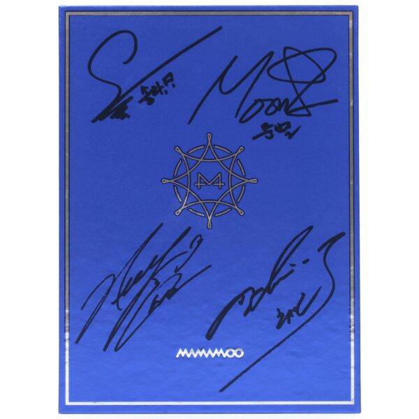 IMG_3154 Mamamoo - Blue;s Album CD Promo Printed Signatures Autographs