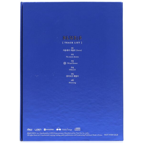 IMG_3155 Mamamoo - Blue;s Album CD Promo Printed Signatures Autographs