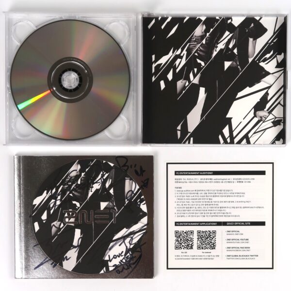 2NE1 - Crush [Black Ver.] Signed Autographed CD Album 2014