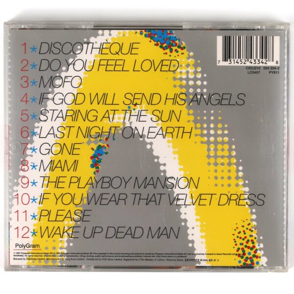 U2 - Pop Korean CD Album Korea