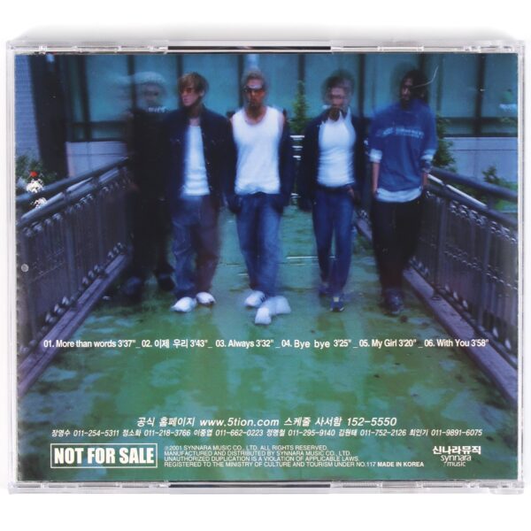 5tion - True Image Of The New Album CD Promo Early K-Pop 2001