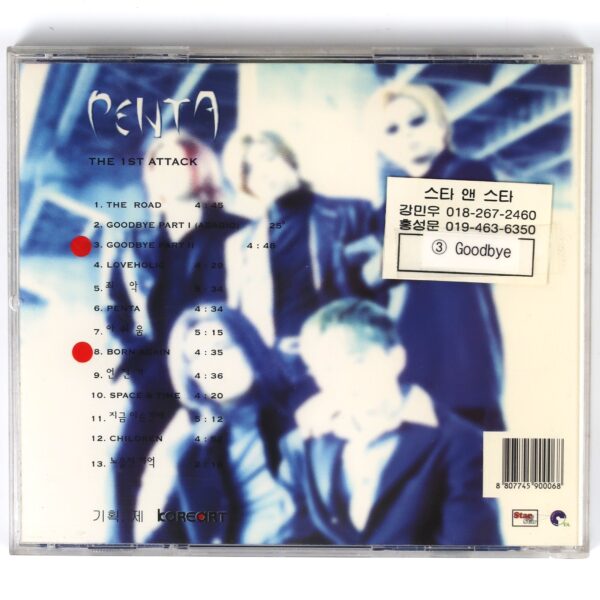 IMG_4332 Penta - The 1st Attack CD Album Rock K-Pop 2000