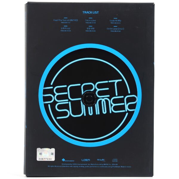 IMG_4793 Secret - Secret Summer Signed Autographed CD Promo Album K-Pop 2014