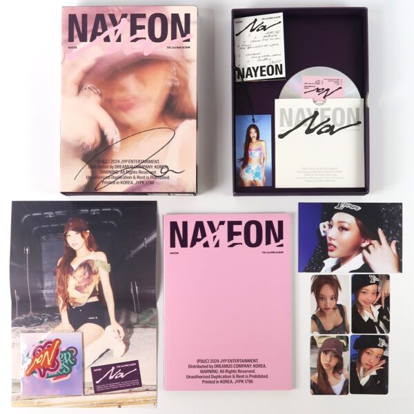 IMG_4881 Nayeon - Na Signed Autographed CD Album Pink / B Ver. Promo Twice 2024